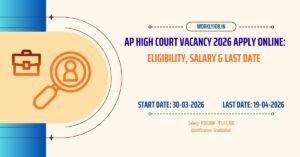 AP High Court Vacancy 2026 Apply Online