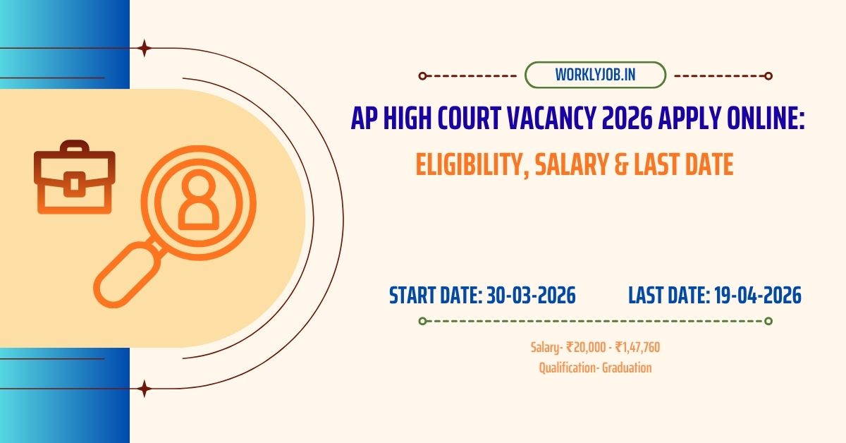 AP High Court Vacancy 2026 Apply Online