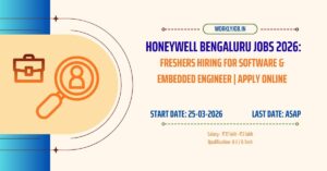 Honeywell Bengaluru Jobs 2026