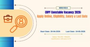 CRPF Constable Vacancy 2026