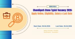 Chandigarh Steno Typist Vacancy 2026