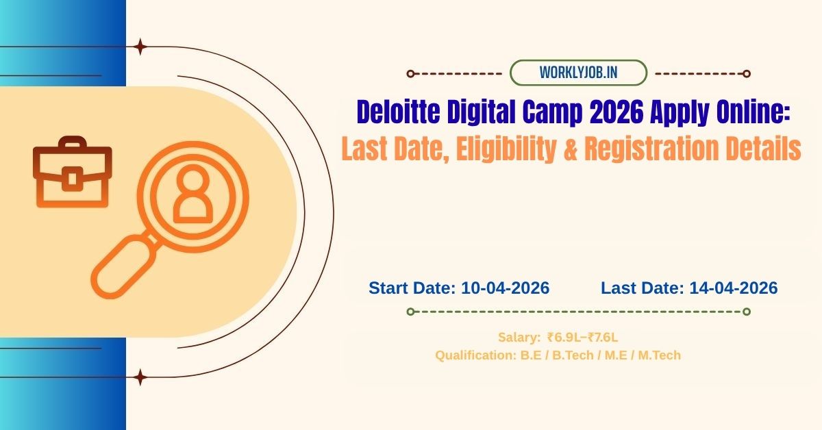 Deloitte Digital Camp 2026 Apply Online