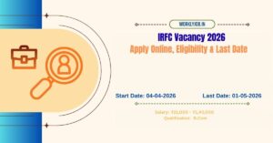 IRFC Vacancy 2026