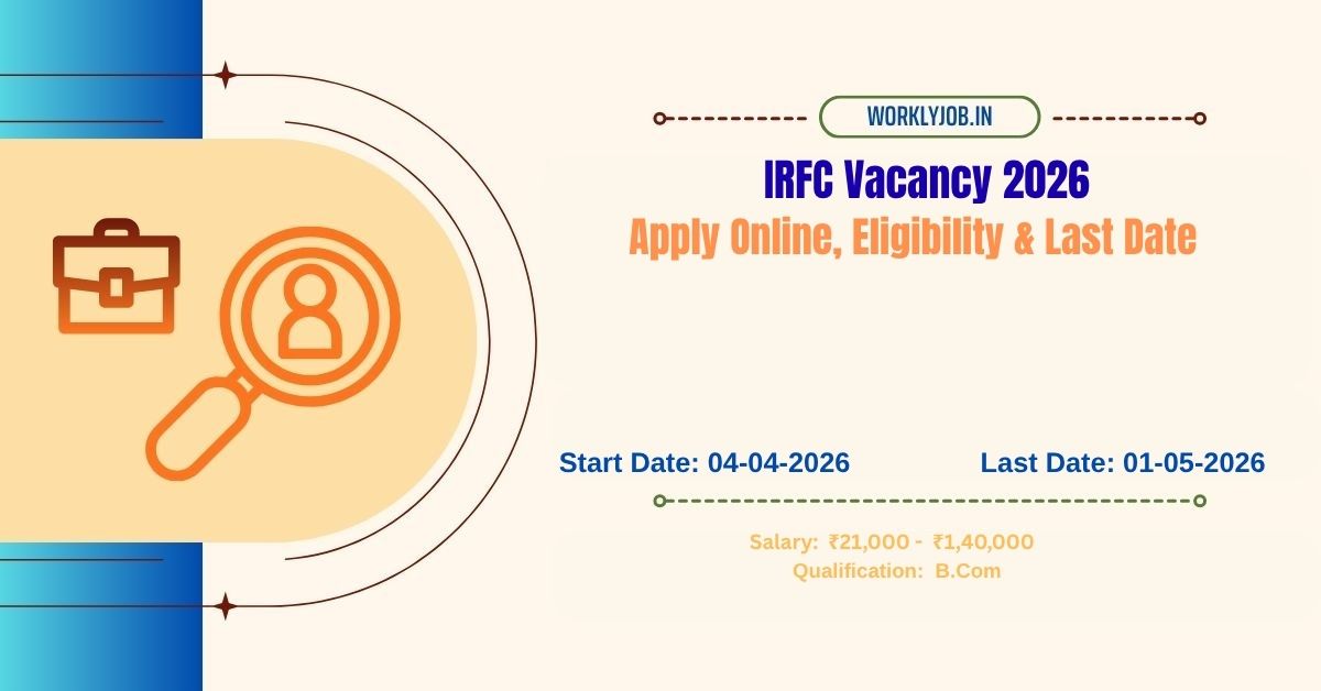 IRFC Vacancy 2026