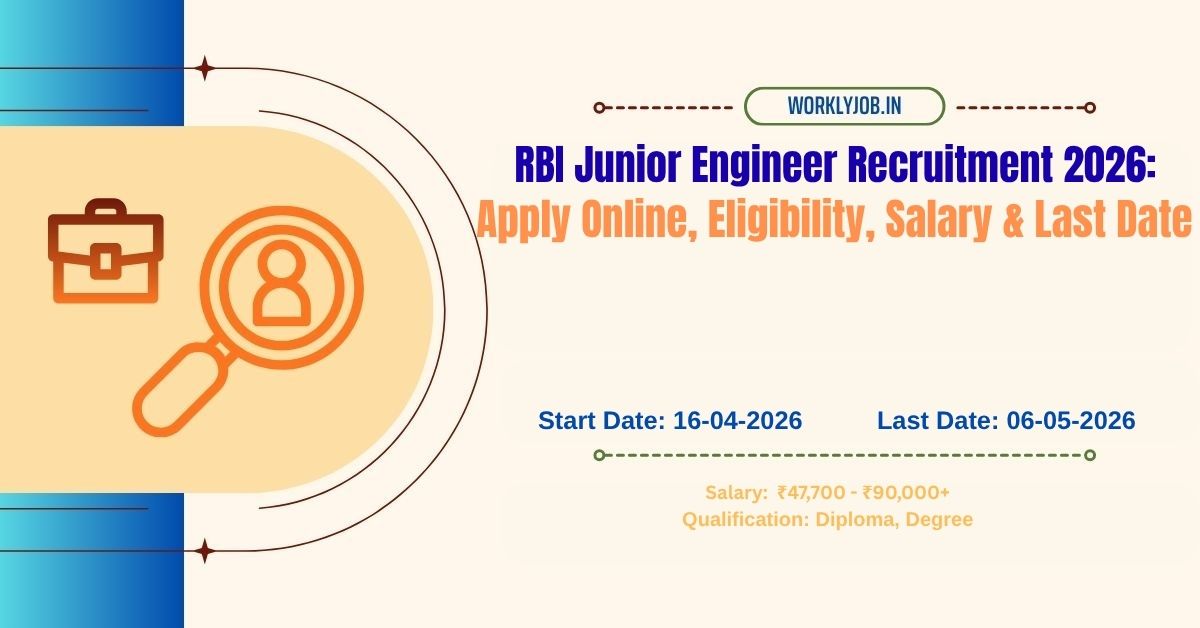 RBI Junior Engineer Recruitment 2026