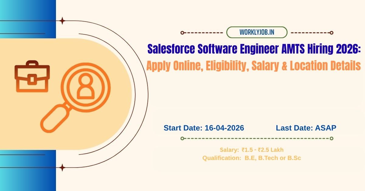 Salesforce Software Engineer AMTS Hiring 2026