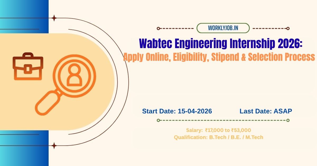 Wabtec Engineering Internship 2026